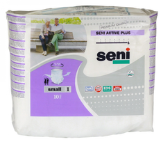 SENI Active Plus S sauskelnės-kelnaitės šlapimo nelaikymui (55-85 cm), pakuotėje 10 vnt.