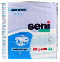 SENI Optima XL sauskelnės (105-155 cm), 10 vnt. pakuotėje