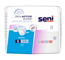 SENI Active Super S sauskelnės-kelnaitės, 10 vnt.