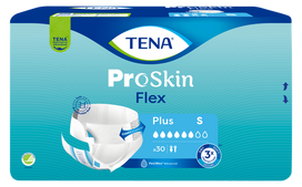 TENA Flex Plus S sauskelnės su juosmeniu, 30 vnt.