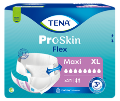 TENA Flex Maxi XL – 21 vnt. sauskelnių pakuotė