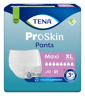 TENA ProSkin Pants Maxi XL sauskelnės-kelnaitės šlapimo nelaikymui, 10 vnt.
