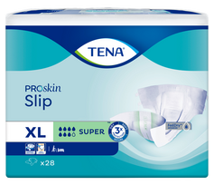 TENA Slip Super Extra Large: 28 sauskelnės-kelnaitės