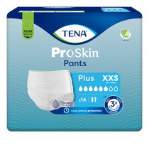 TENA Pants Plus XXS – 14 vnt. sauskelnės-kelnaitės esant šlapimo nelaikymui