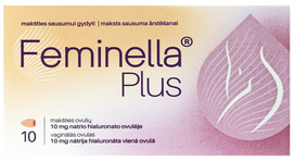 FEMINELLA Plus – 10 vaginalinių ovulių