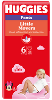 HUGGIES Mega Pack 6 sauskelnės mergaitėms (15-25 kg), 44 vnt.