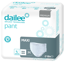 DAILEE Premium Maxi M – sauskelnės-kelnaitės, 10 vnt. pakuotėje