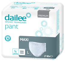 Premium DAILEE Maxi L sauskelnės-kelnaitės – rinkinys 10 vnt.