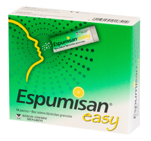 ESPUMISAN Easy 125 mg — pakuotė po 14 paketėlių
