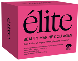 Jūrinis kolagenas ELITE Beauty milteliai — 30 pakelių