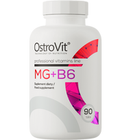 OstroVit MG + B6 – 90 tablečių su magniu ir vitaminu B6