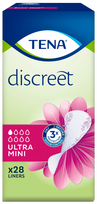 TENA Discreet Ultra Mini, 28 vnt. šlapimo nelaikymo įklotai