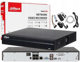 Ip vaizdo įrašymo įrenginys 4x poe Nvr4204-p-4ks2/l 4 kanalų Dahua 2x lizdas diskui