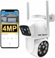 Lauko Wifi Ip dviejų objektyvų pasukama 4mp Qhd kamera su infraraudonųjų spindulių detekcija Dc&poe