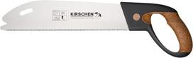Kirschen stalių pjūklas su kamštine rankena (pjūklo geležtės ilgis 300 mm, ilgis x plotis 475 x 135 mm, 14 dantų colyje, medienos pjūklas, rankinis pjūklas) 4400300