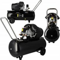 Alyvos kompresorius Pansam 100l V2 2 stūmokliai 412l/min 2300w