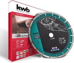 Kwb Cut-fix® Green-line deimantinis pjovimo diskas, skersmuo 230 mm, su segmentuotu turbo kraštu, ilgaamžis, sukepintas ir su 22,23 mm skyle