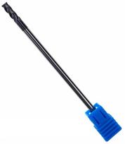Vhm karbido freza 4 spiralės fi 4,0 mm L100 ilga 55hrc