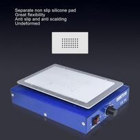 Litavimo kaitinimo plokštė, tolygiai įkaitinta Led mikrokompiuterio suvirinimo kaitinimo plokštė 450w, apsauga nuo nuplikymo, aliuminio lydinys "pasidaryk pats" (eu kištukas 200–240v)