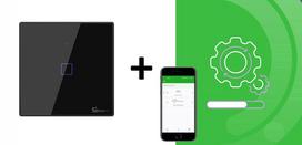 Sonoff Tx Eu Tx (1 kanalo) + firmware keitimas Supla, Tasmota - juodas