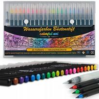 Colorful Art Co 20 akvarelinių teptukų rinkinys tapybai ir piešimui