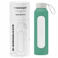 Wessper B1 stiklinis butelis 0,5 l su matavimo taurele, skirtas nuo sporto salės iki biuro