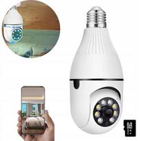 Wifi Ip Smart Hd kamera su naktinio matymo funkcija + 64g atminties kortelė, pasukama 355°