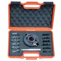 Profilinis cilindrinis frezas medienai, skirtas durelėms, 7 vnt. D100x40-50 d30 Stal