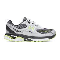 Under Armour Apparition Tech Metallic Silver/ White/ Green Citrine - Dydis 42.5 (6005280-105 Laisvalaikio batai)
