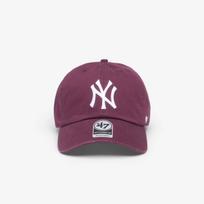 '47 Brand MLB Clean Up New York Yankees Cap Plum - Dydis Universalus (15121453 Kitos kepurės)
