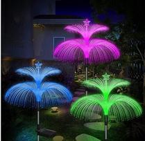 2 vnt. sodo saulės šviestuvas rgb su žvaigžde