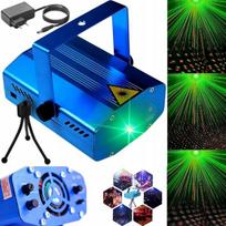 Lazerinis diskotekų projektorius led disco garso jutiklis dmx stovas