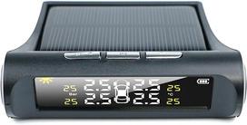 Heberuck tpms padangų slėgio stebėjimo sistema, saulės energija įkraunamas padangų slėgio jutiklis su 4 išoriniais jutikliais ir lcd ekranu, belaidė padangų slėgio stebėjimo sistema furgonams, kemperiams, sunkvežimiams, visureigiams