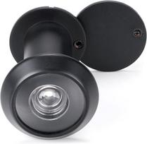 Youtu® durų akutė plataus kampo, žalvarinis korpusas ir Hd stiklo lęšis, 220 laipsnių matymo kampas, gręžimo skylės skersmuo 16 mm (juoda)