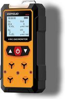 Dujų nuotėkio detektorius 4-in-1 (h2s, Ex, O2, Co) patikimas dujų detektorius namams ir darbo vietai su tiksliu aptikimu, įkraunamas, tvirtos konstrukcijos, momentiniai įspėjimai
