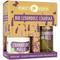 Purity Vision Bio Lavander Set kūno odos priežiūros rinkinys (kūno sviestas, 120 ml + kūno aliejus, 100 ml)