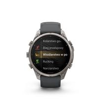 Išmanusis laikrodis Garmin Fenix 9 Pro, sidabrinis
