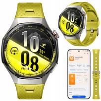 Išmanusis laikrodis Huawei Watch GT 7 Pro 46 mm, geltonas, titano korpusas, safyro stiklas, NFC, AMOLED