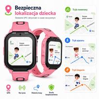 Vaikiškas išmanusis laikrodis su 4G, GPS, SMS, kamera ir skambučių funkcija