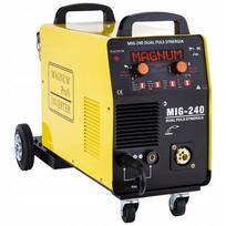 Pusiau automatinis suvirinimo aparatas Magnum MIG-240 Dual Pulse Synergy, 200A, 230V