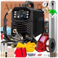 Suvirinimo aparatas SPARTUS EASY MIG 210 LED, 230V, 200A, MIG/TIG LIFT, 2 ritinėliai
