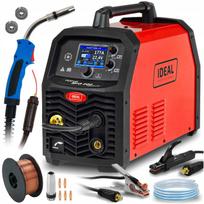 Suvirinimo inverteris Ideal TECNO MIG 200 PULSE, sinerginis, LCD ekranas