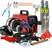 Suvirinimo aparatas MIG/MMA/TIG LIFT 200A 230V IDEAL 202 LED rinkinys