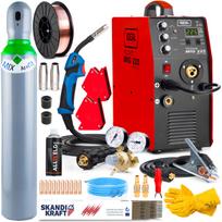 Suvirinimo inverteris IDEAL MIG 225 PRO, MIG/MAG, MMA, TIG, aliuminio lituoklis