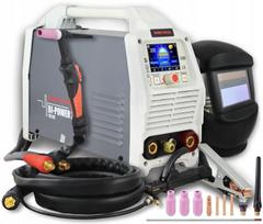Suvirinimo inverteris TIG DC BI-POWER 200 PULSE SYNERGY SPOT MMA su skydeliu