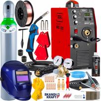 Pusiau automatinis suvirinimo aparatas IDEAL TECNO MIG 225 PRO 3in1 (MIG/MAG, MMA, TIG, ALU, IGBT)