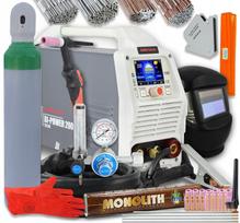 Suvirinimo inverteris TIG BI-POWER 200 DC Pulse Synergy Spot MMA rinkinys