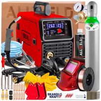 Suvirinimo aparatas IDEAL TECNO MIG 202 TIG LIFT, sinerginis, tinka lydmetaliui ir fliux vielai