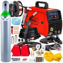 Pusiau automatinis suvirinimo aparatas IDEAL TECNO MIG 203 LED, MIG/MMA/TIG, 200A, 230V