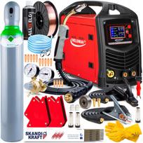 Suvirinimo aparatas WELDMAN MIG 235 LCD, 3in1, MMA, TIG, aliuminiui, dvigubo impulso
